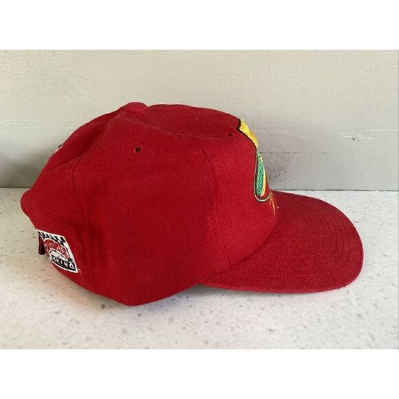 Vintage Terry Labonte Nascar Snapback Hat Kelloggs Corn Flakes Nutmeg Advert - Picture 5 of 8